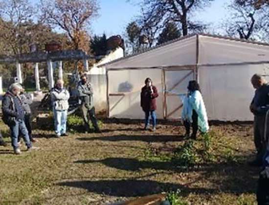 Presidenta del INTA, en la inauguración de plantinera en La Matanza